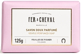 Fragrances, Perfumes, Cosmetics Marseille Gentle Perfumed Soap - Fig Leaves - Fer A Cheval Gentle Perfumed Soap Fig Leaves