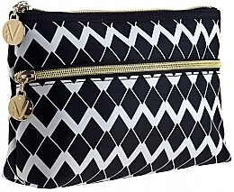 Fragrances, Perfumes, Cosmetics Makeup Bag, black-white, 415098 - Inter-Vion Black & White