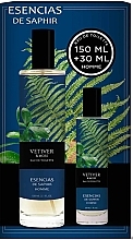 Fragrances, Perfumes, Cosmetics Saphir Vetiver & Moss - Set (edt/150ml + edt/30ml)