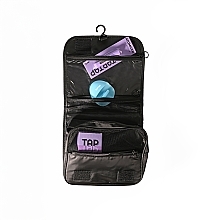 Foldable Travel Cosmetic Bag, black - Taptap  — photo N2