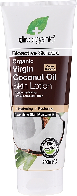 Virgin Coconut Oil Body Lotion - Dr. Organic Virgin Coconut Oil Skin Lotion — photo N1