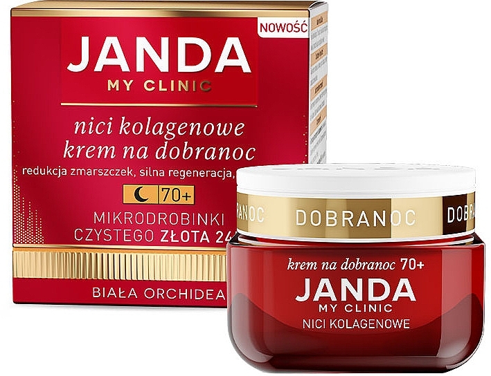 Collagen Night Face Cream 70+ - Janda My Clinic Collagen Threads Night Cream — photo N1