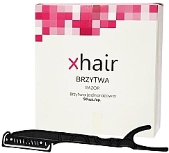 Hairdressing Disposable Razor, 50pcs - Xhair — photo N1