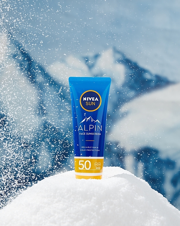 Sun Face Cream SPF 50 - Nivea Sun Alpin Sun Cream for Face SPF 50+ — photo N6