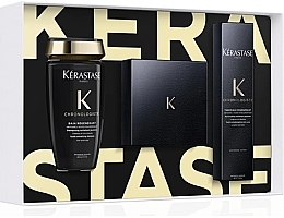 Fragrances, Perfumes, Cosmetics Set - Kerastase Chronololgiste Gift Set (shmp/250ml + h/mask/250ml + h/serum/150ml)