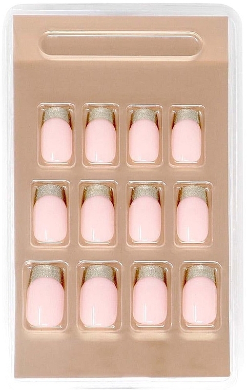 False Nail Set - Sosu by SJ False Nails Medium Square Laura Anderson Goal Digger — photo N2