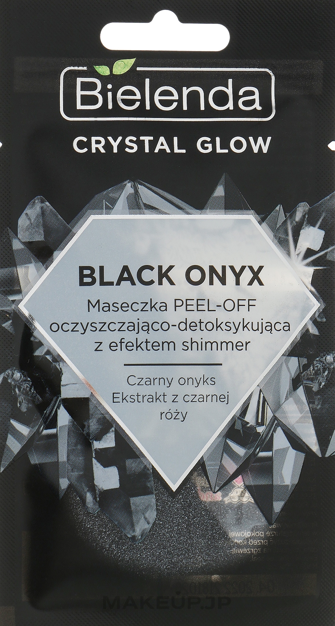 Cleansing Detox Face Mask - Bielenda Crystal Glow Black Onyx Peel-off Mask — photo 8 g