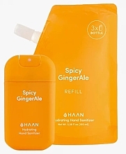 Fragrances, Perfumes, Cosmetics Set - Haan Hand Sanitizer + Refill Healing Spicy Ginger Ale (sanitizen/30ml+sanitizen/100ml)