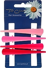 Hair Claws, 25075, pink and red - Top Choice — photo N9