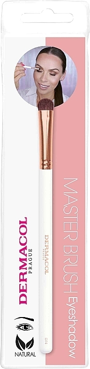 Eyeshadow Brush - Dermacol Master Brush Rose Gold D74 — photo N1