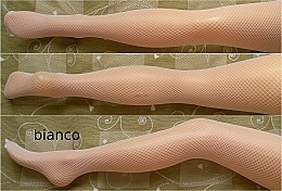 Women's Tights "Rete", bianco - Veneziana — photo N2