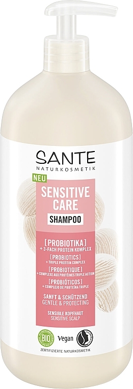 Protective Probiotic Bio Shampoo for Sensitive Scalp - Sante Sensitive Care Shampoo — photo N3