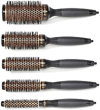 Fragrances, Perfumes, Cosmetics Hair Styling Brush Set, 5pcs - Kiepe Pure Rose Gold Brush