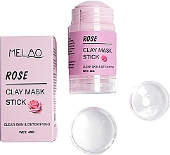 Rose Facial Stick Mask - Melao Rose Clay Mask Stick — photo N2