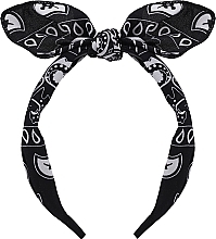 Fragrances, Perfumes, Cosmetics Hair Hoop, FA-5650, black with ornaments - Donegal