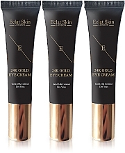 Set - Eclat Skin London Gold 24K (eye/cr/3x15ml)  — photo N1