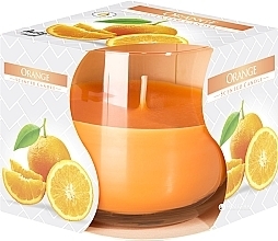 Fragrances, Perfumes, Cosmetics Scented Candle in Glass 'Orange' - Bispol Scented Candle