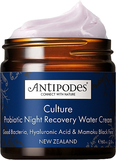 Moisturizing Night Probiotic Face Cream - Antipodes Culture Probiotic Night Recovery Water Cream — photo N1