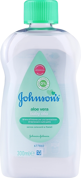 Aloe & Vitamin E Body Oil - Johnson’s Baby Aloe Vera Body Oil — photo N1