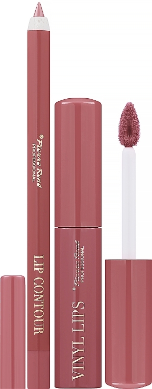 Lip Makeup Set - Pierre Rene Lip Kit (lip/pencil/1.4 g + lipstick/8 ml) — photo N2