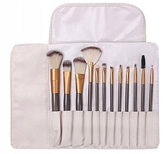 Professional Makeup Brush Set in a Case, 12 pcs - Beauty Design — photo N1