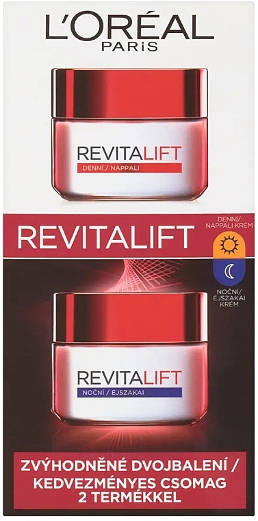 Set - L'Oreal Paris Revitalift Classic Duopack (d/cr/50ml + n/cr/50ml) — photo N2