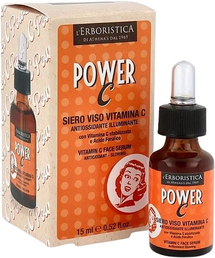 Vitamin C Face Serum - Athena's L'Erboristica Vintage Power C — photo N1