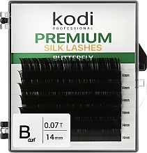 Fragrances, Perfumes, Cosmetics Butterfly Green B 0.07 False Eyelashes (6 rows: 14 mm) - Kodi Professional