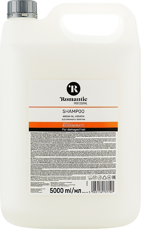 Damaged Hair Shampoo - Romantic Professional Helps to Regenerate Shampoo  — photo N3