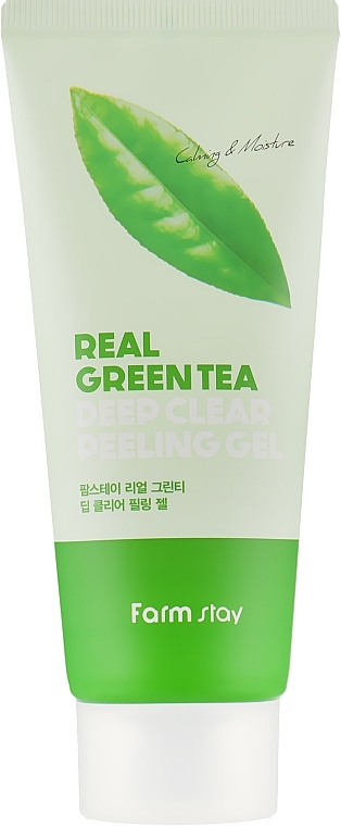 Depply Cleansing Face Gel - FarmStay Green Tea Deep Clear Peeling Gel — photo N2
