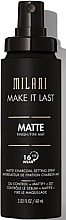 Fragrances, Perfumes, Cosmetics Face Setting-Spray - Milani Make It Last Matte Charcoal Setting Spray