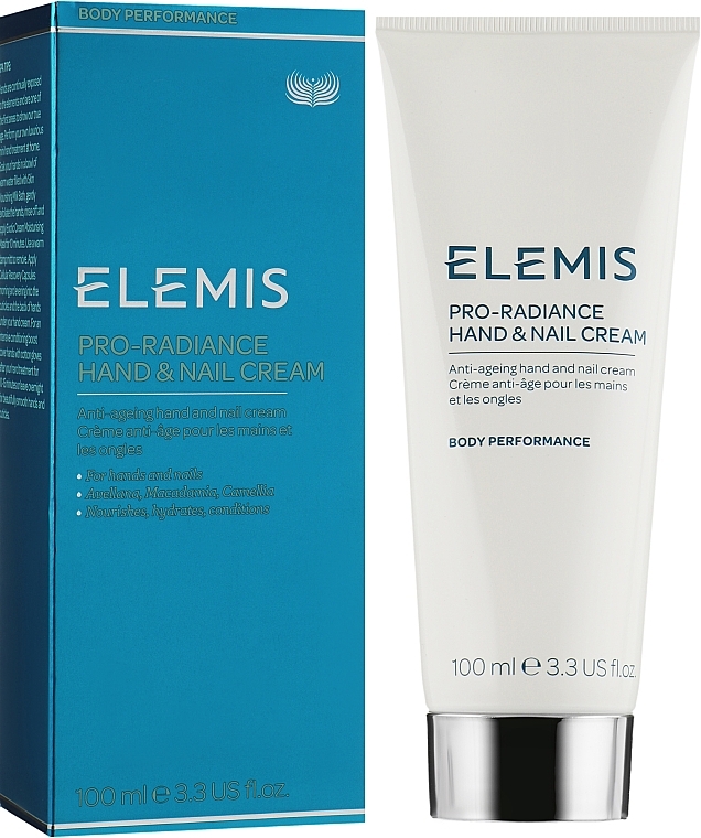 Hand and Nail Cream - Elemis Pro-Radiance Hand & Nail Cream — photo N2