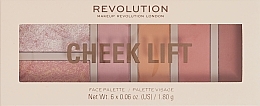 Makeup Palette - Makeup Revolution Cheek Lift Face Palette — photo N1