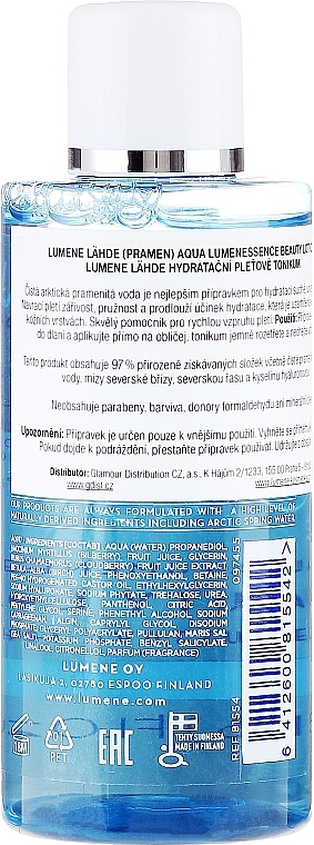 Cleansing Face Lotion - Lumene Lahde Aqua Lumenessence Beauty Lotion — photo N2