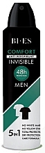 Fragrances, Perfumes, Cosmetics Antiperspirant Spray - Bi-Es Men Comfort Anti-Perspirant Invisible