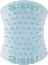 Head Massage Brush, Blue - Tangle Teezer The Scalp Exfoliator & Massager Seafoam  — photo N1