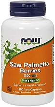 Capsules "Saw Palmetto Berries", 550mg - Now Foods Saw Palmetto Berries — photo N1