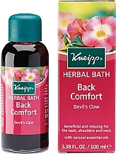 Fragrances, Perfumes, Cosmetics Bath Oil - Kneipp Back Comfort Herbal Devil's Claw Bath Oil