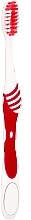 Fragrances, Perfumes, Cosmetics Medium Toothbrush, red - Wellbee