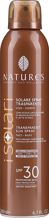 Sun Spray - Nature's Transparent Sun Spray SPF 30 — photo N1