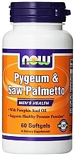 Softgels - Now Foods Pygeum & Saw Palmetto — photo N5