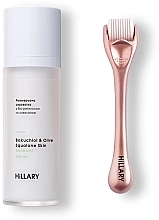 Fragrances, Perfumes, Cosmetics Set "Regenerating Bio-Retinol & Squalane Serum + Facial Meso Roller" - Hillary (ser/30ml + mezoroller)