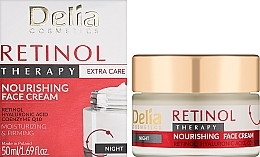 Night Face Cream - Delia Retinol Therapy Nourishing Night Face Cream — photo N2