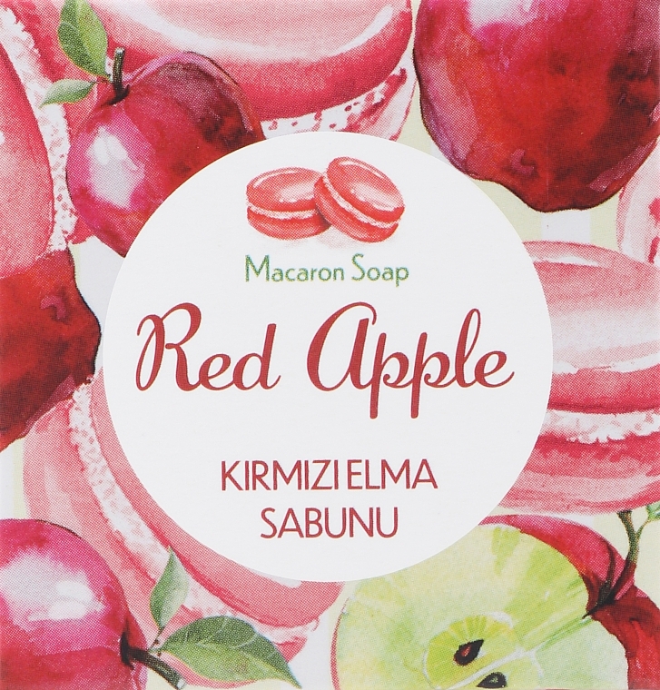 Red Apple Macaron Soap - Thalia Red Apple Macaron Soap — photo N1