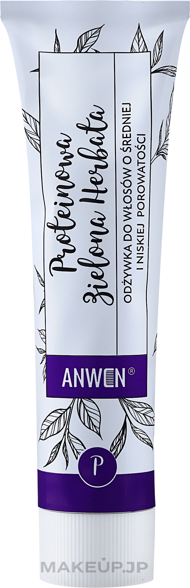 Protein Green Tea Medium Porosity Conditioner - Anwen Proteinowa Zielona Herbata (aluminum tube) — photo 100 ml