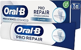 Toothpaste - Oral-B Pro-Science Advanced Gum & Enamel Pro Repair Classic — photo N2