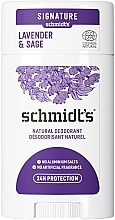 Lavender & Sage Natural Deodorant Stick - Schmidt's Signature Natural Deodorant Lavender & Sage — photo N1
