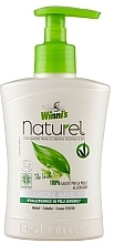 Fragrances, Perfumes, Cosmetics Liquid Hand Soap with Green Tea, Birch & Aloe Extracts - Winni's Naturel Liquid Hand Soap Mani The Verde