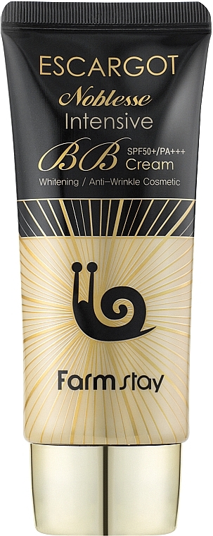 Royal Snail Extract BB Cream - FarmStay Escargot Noblesse Intensive BB Cream SPF48/PA++ — photo N1