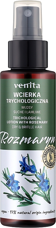 Trichological Conditioner for Dry & Brittle Hair - Venita Conditioner With Rosemary — photo N1